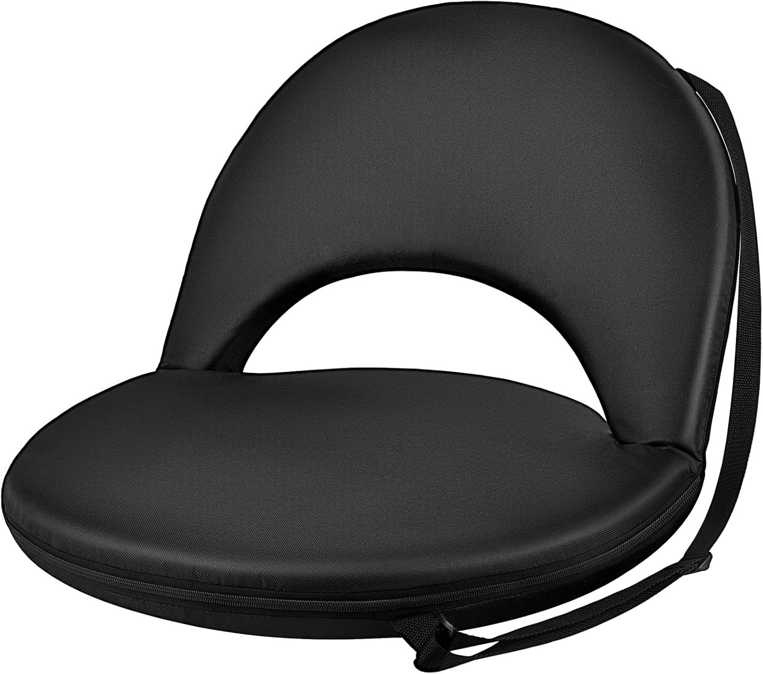 Floor Chair - Reclining Stadium Seats with Back Support, 6 Position Adjustable - Portable Beach Chair, Recreation Recliner for Outdoor Camping Picnic